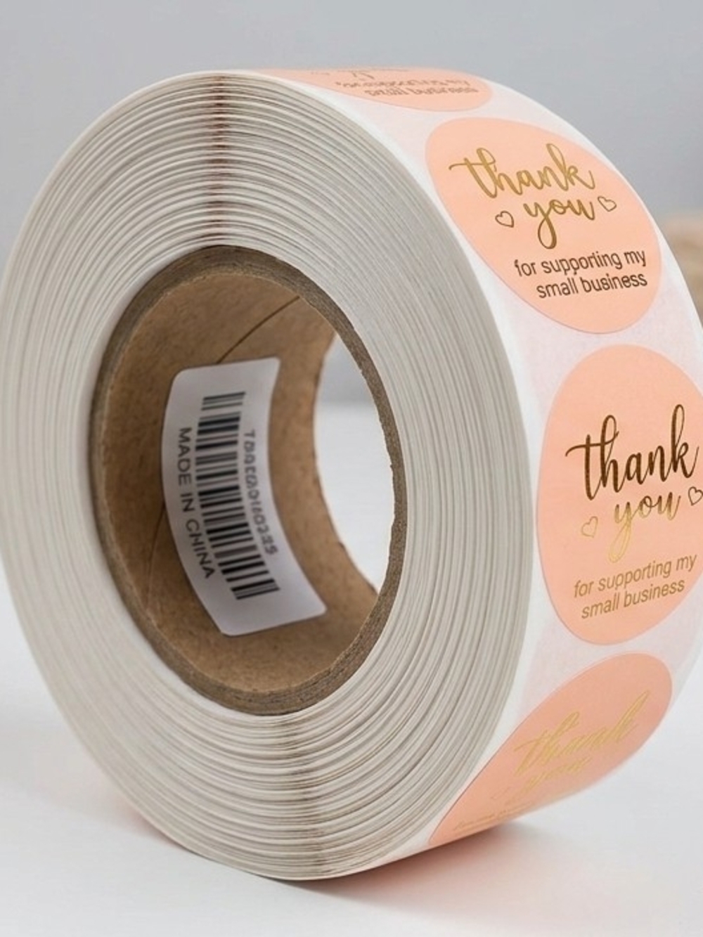 Assorted 4 Rolls Thank You Stickers 1” Round Labels 2000 Total Small Business